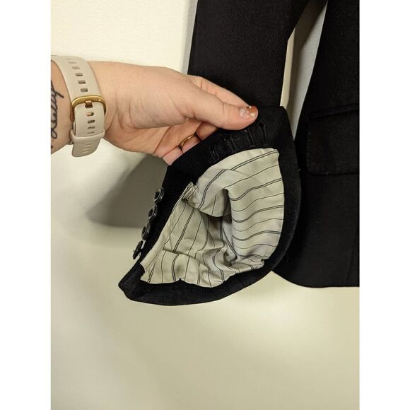 Women's J. Crew Black Blazer Wool Cashmere Blend - Picture 12 of 12